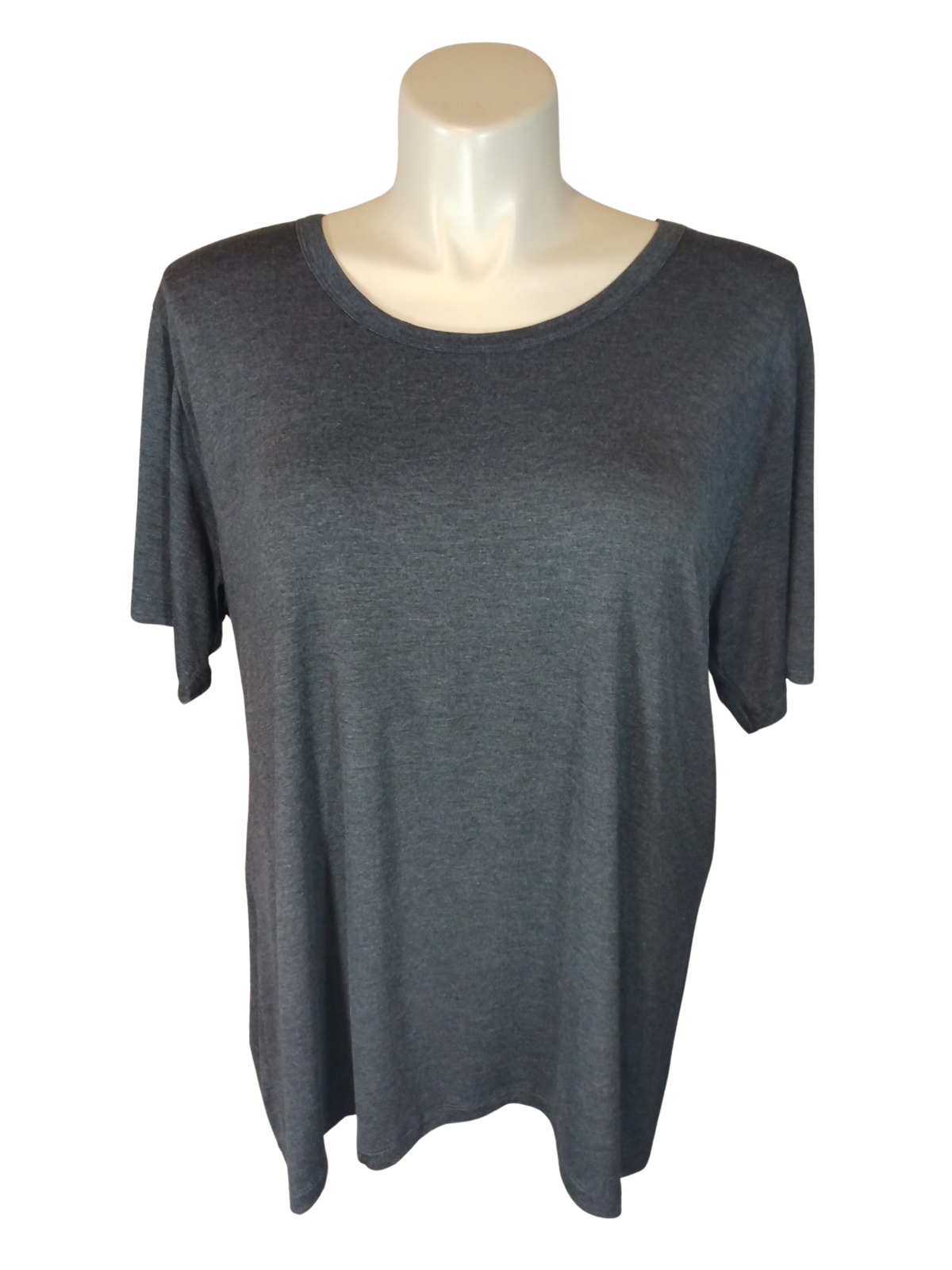 Zenana Outfitters Grey Short Sleeve Women's Top