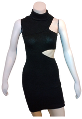 Rosebullet Black Cut-Out Women's Dress - Size 10