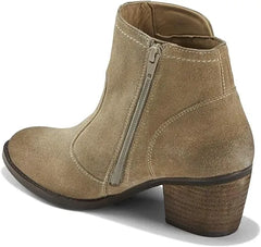 Earth Dark Taupe Ralston Suede Booties