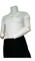 579 White Short Sleeve Women's Shirt