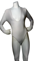 Uptown USA Grey Long Sleeve Girl's Leotard - Youth Small