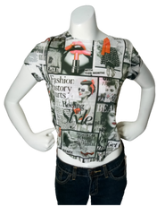 Blush Girl's Retro Advertising T-Shirt