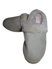 Paquerette Cream Faux Fur Lined Clog Slippers