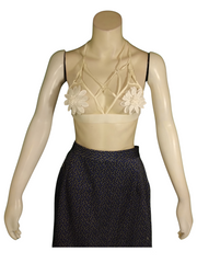 Emory Park White Flower Bralette