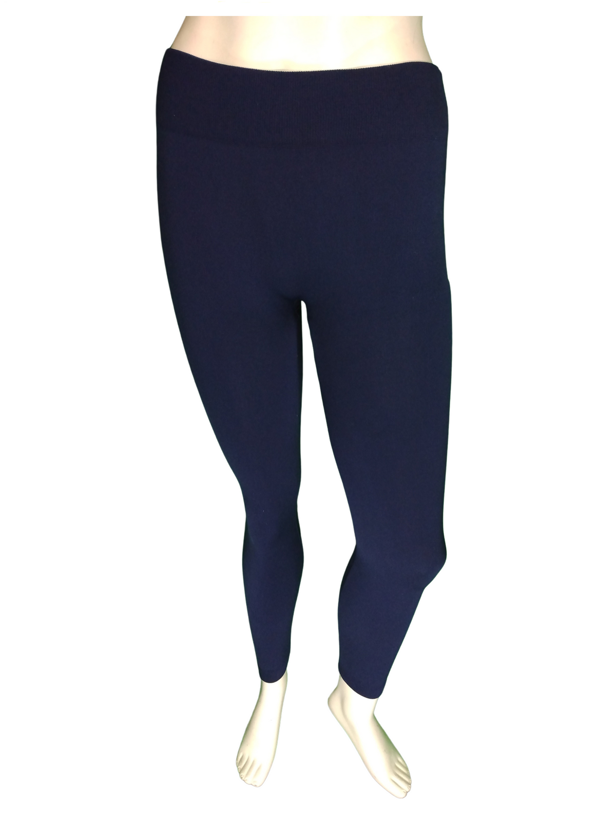 Zenana Outfitters Navy Winter Women's Leggings - One Size