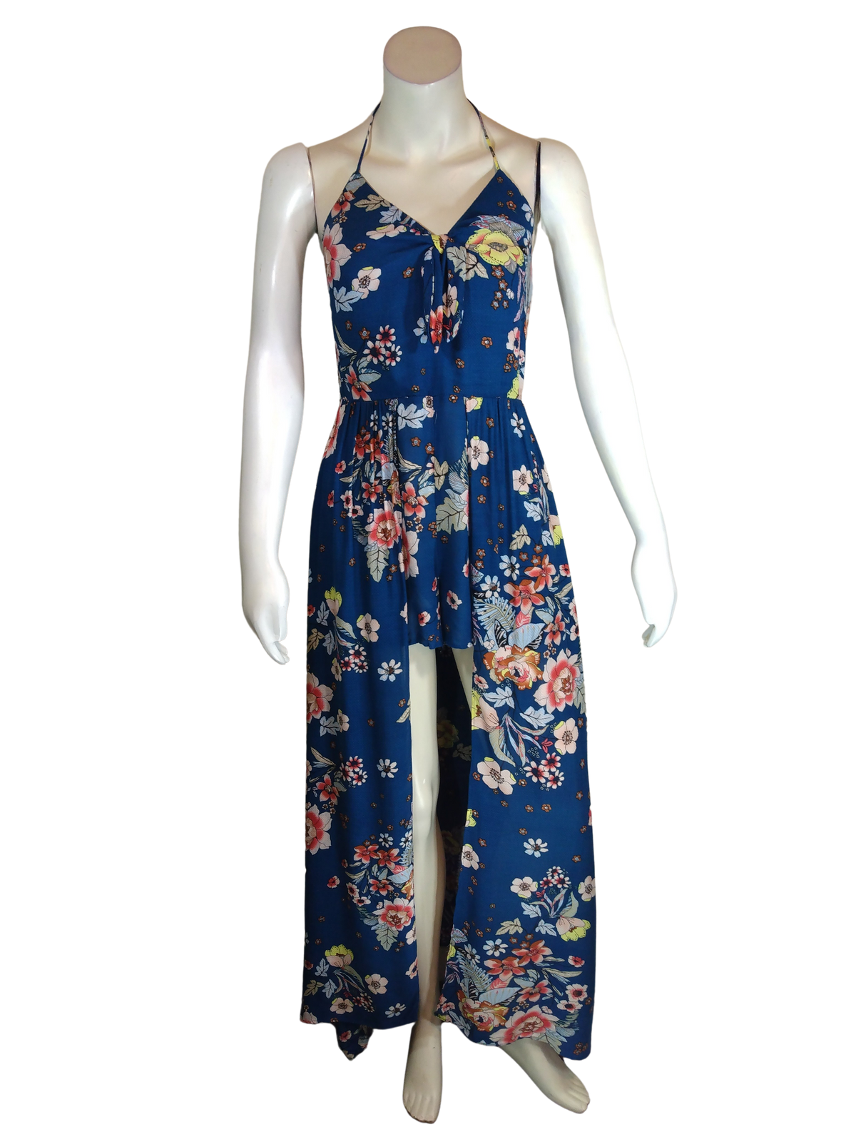 Takara Teal Floral Women's Jumpsuit - 5