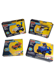 Make it Blocks Fire Department Helicopter 23 piece set (box is slightly crushed)