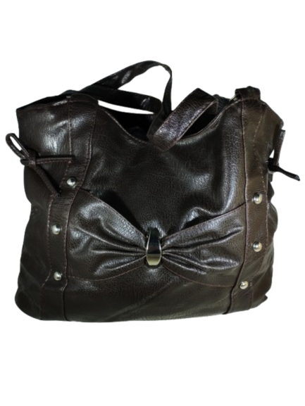 Black Purse with Gather