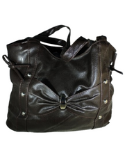 Black Purse with Gather
