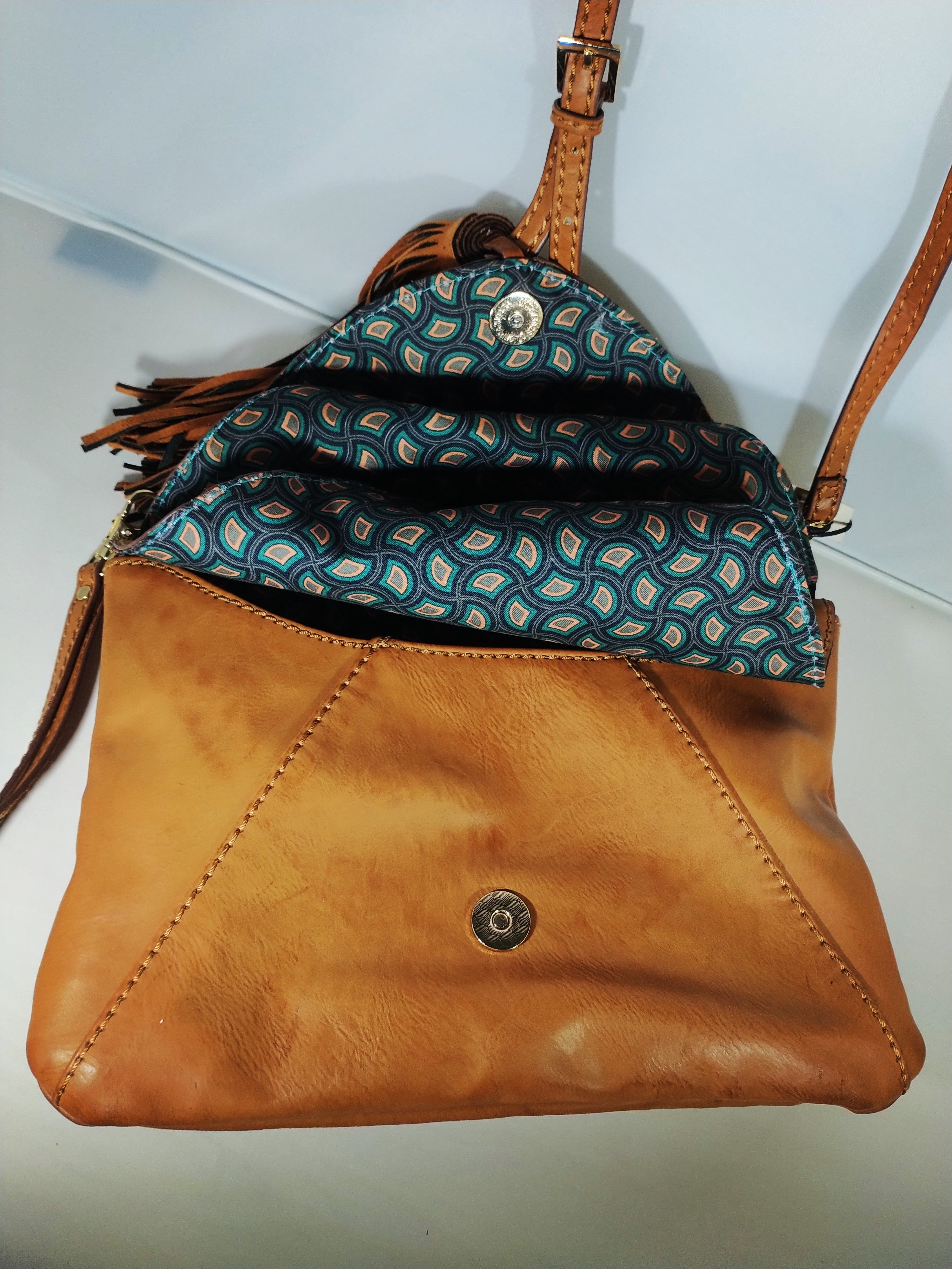 Steve Madden Tan Bbaylee Crossbody with Fringe