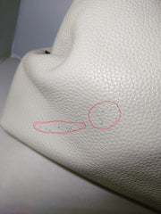 Michael Kors Cream Leather Shoulder Bag - preowned