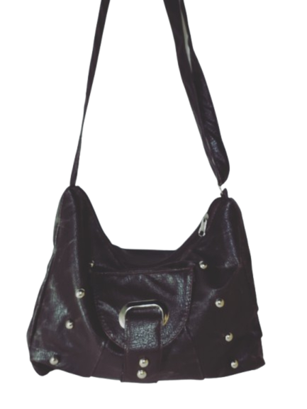 Diva General Brown Pleather Shoulder Bag for Women