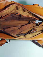 Rosetti Golden Brown/Brown Pleather Handbag