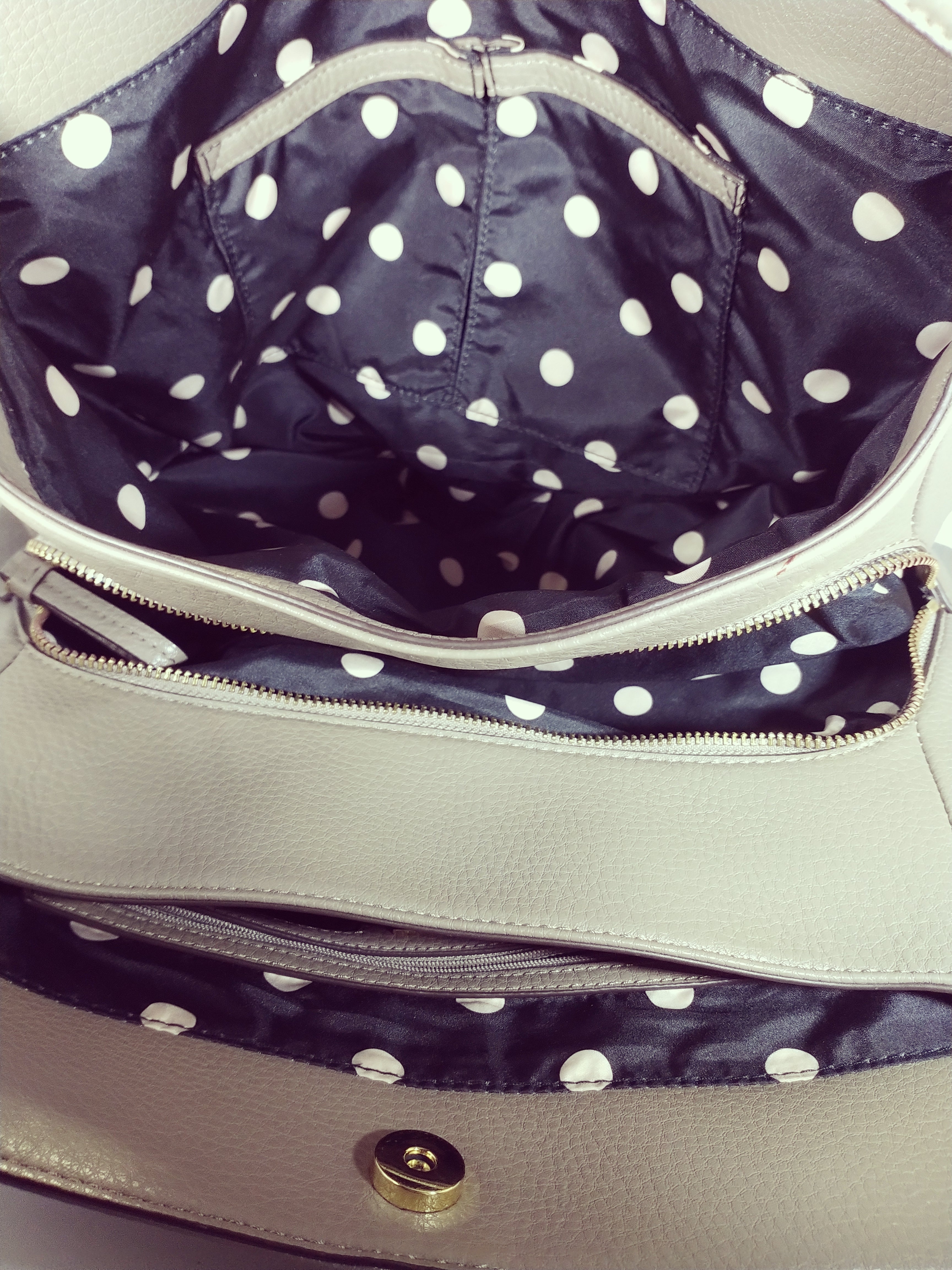 taupe pleather tote women stylish bag