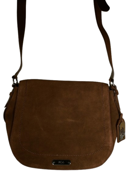 Lauren Ralph Lauren Brown Suede Crossbody