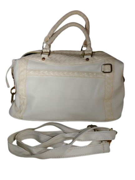 Diva General Cream Pleather Bag