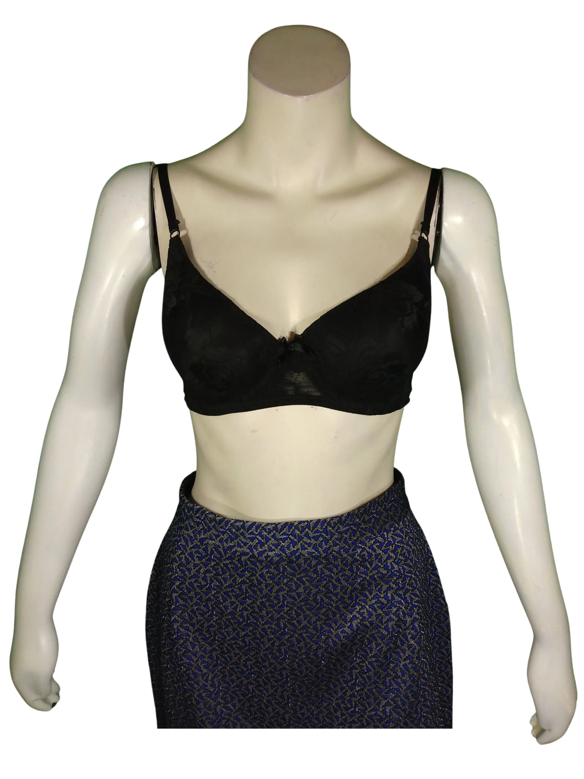 Audacity Women’s Black Lace Padded Bra, Size 34C