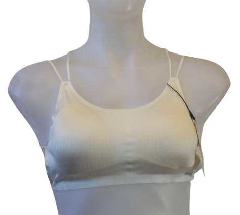 Ruibao White Wire-Free Bra
