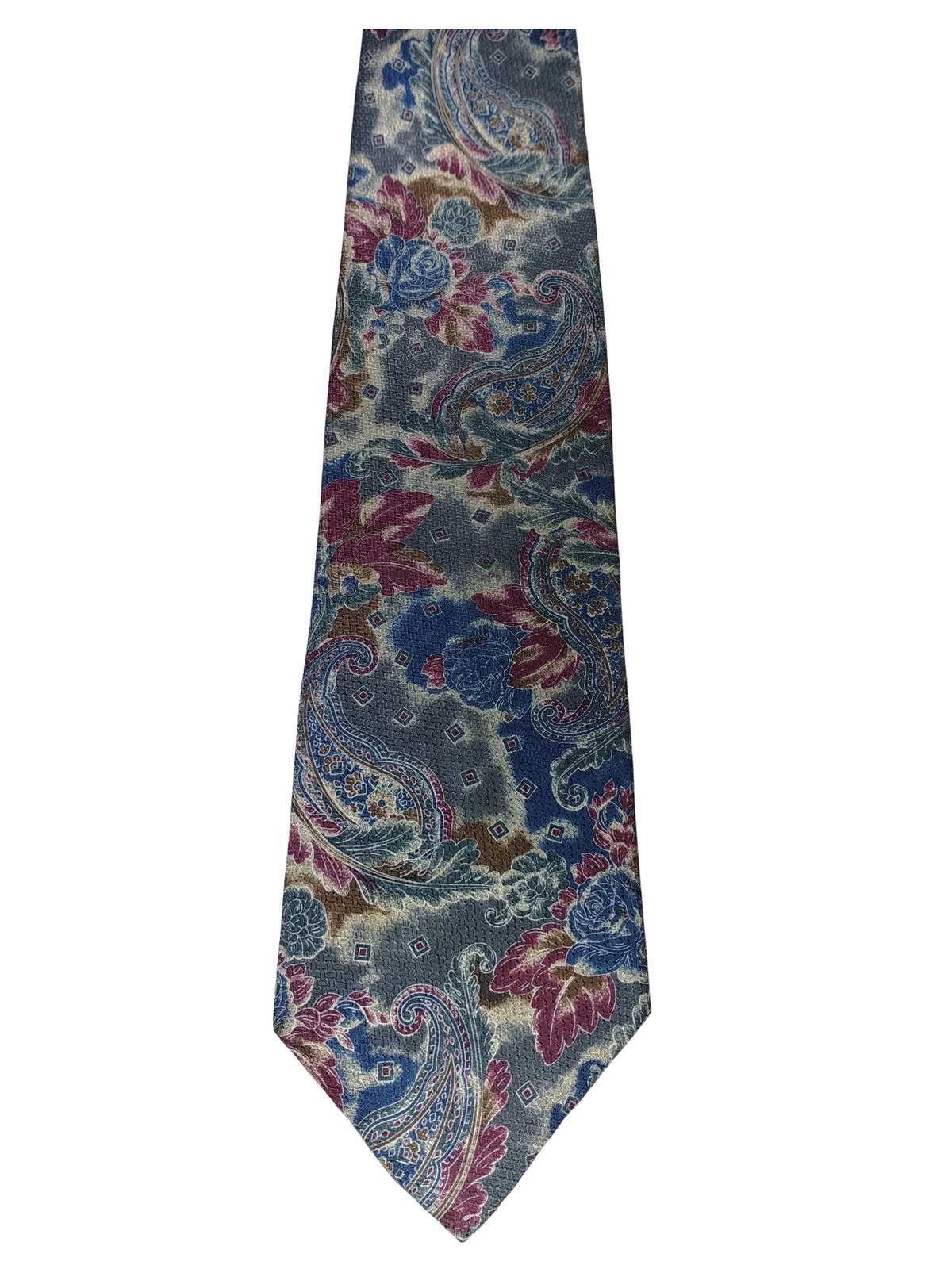 Andre Valentino Elegant Silk Tie – 100% Premium Silk Made in USA 3.875" Width