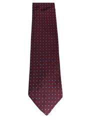 346 Brothers Red/White Pure Silk Neckties