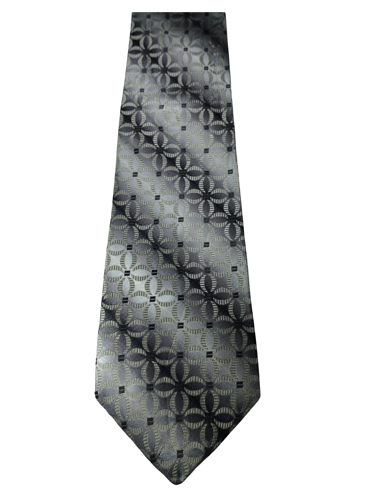 Elegant Bachrach Men's Silk Tie – 100% Pure Silk, Made in Canada, Classic 3.875" Width – Formal Business Necktie