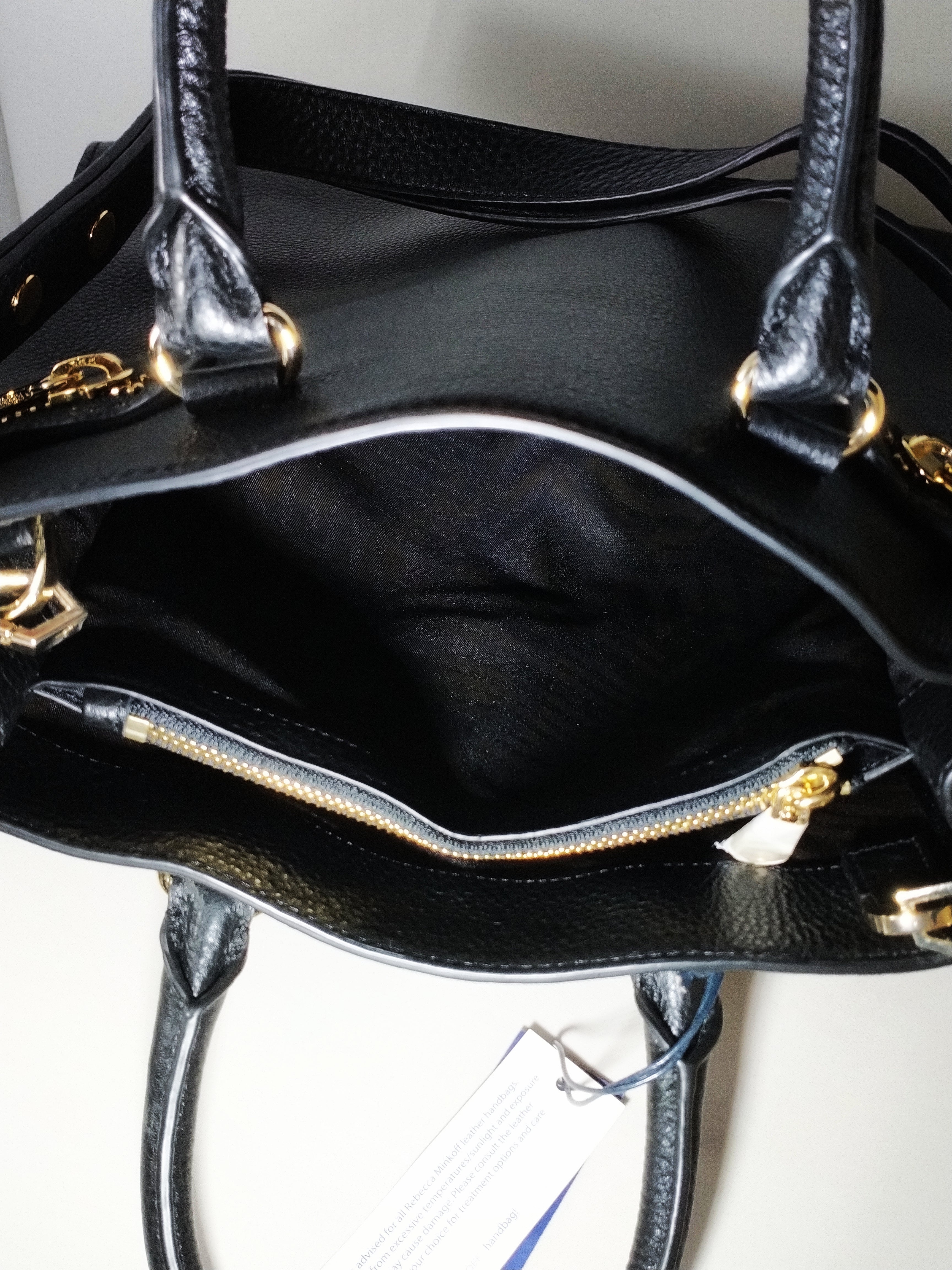 Rebecca Minkoff Black Geneva Satchel Tote for Women