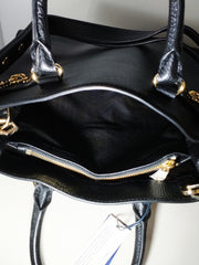 Rebecca Minkoff Black Geneva Satchel Tote for Women