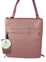 Giani Bernini Mauve Leather Crossbody