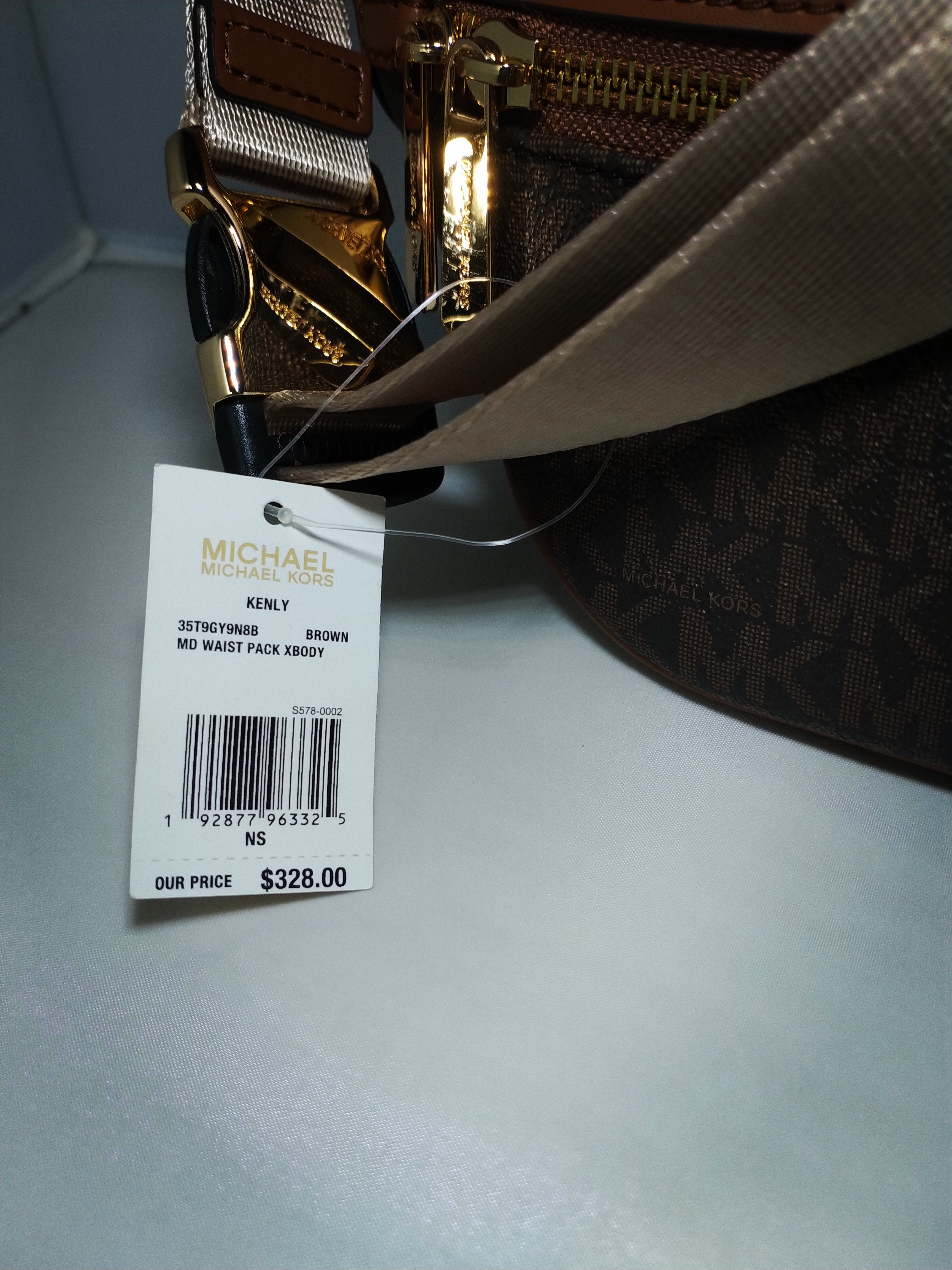 Michael Kors Brown Kenly Waist Pack for Women