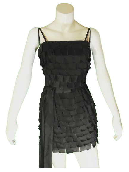 Minuet black "flapper" dress