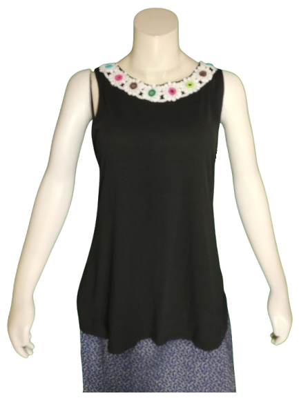 Black/White Melissa Page Blouse