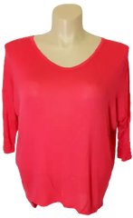 Achro Women’s Pink Long Sleeve Shirt, Size Large