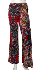 Yoyo 5 Girls’ Red Multicolor Leggings, Size Large