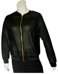 Blush Women’s Black Sheer Jacket, Size XL