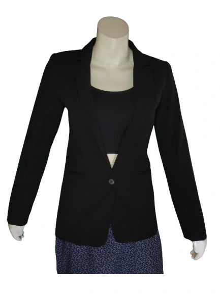 Girls' Black Suit Jacket – Size 8 | 100% Polyester by Millau