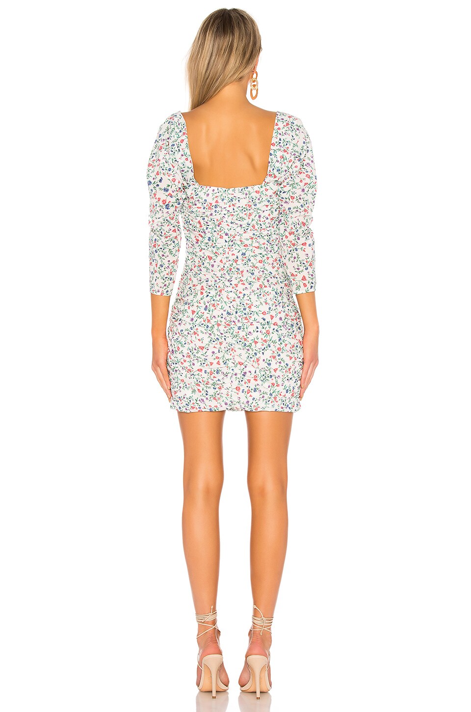 ditsy floral mini dress