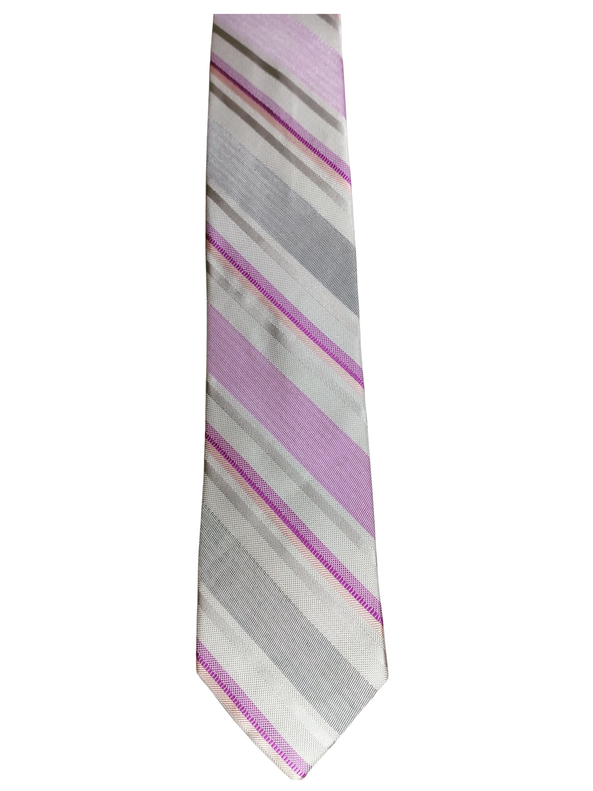 Purple/White Calvin Klein Tie