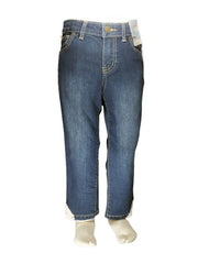 Girls' Blue Super Skinny Stretch Jeans with Lace Cuffs – Size 6X | Cat & Jack Cotton Blend