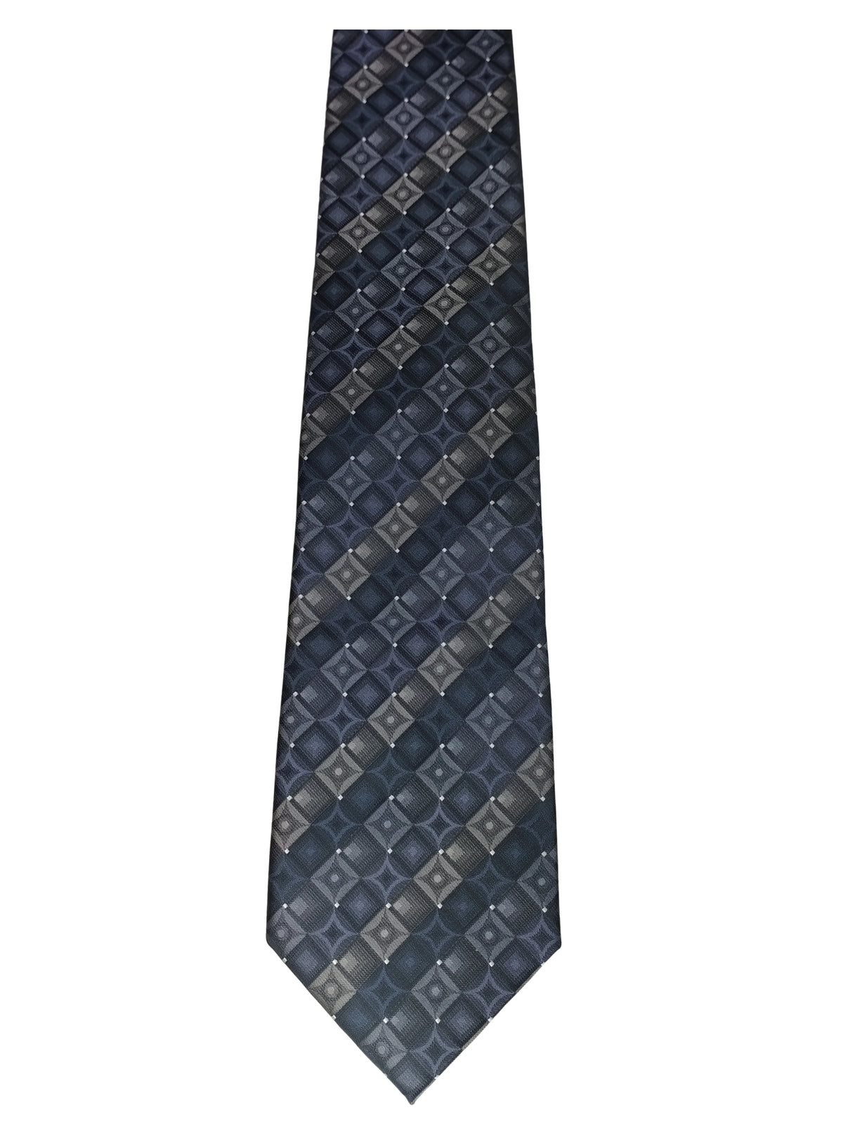 John Ashford 100% Polyester Men’s Tie – 3.375" Classic Slim Neckwear Made in China