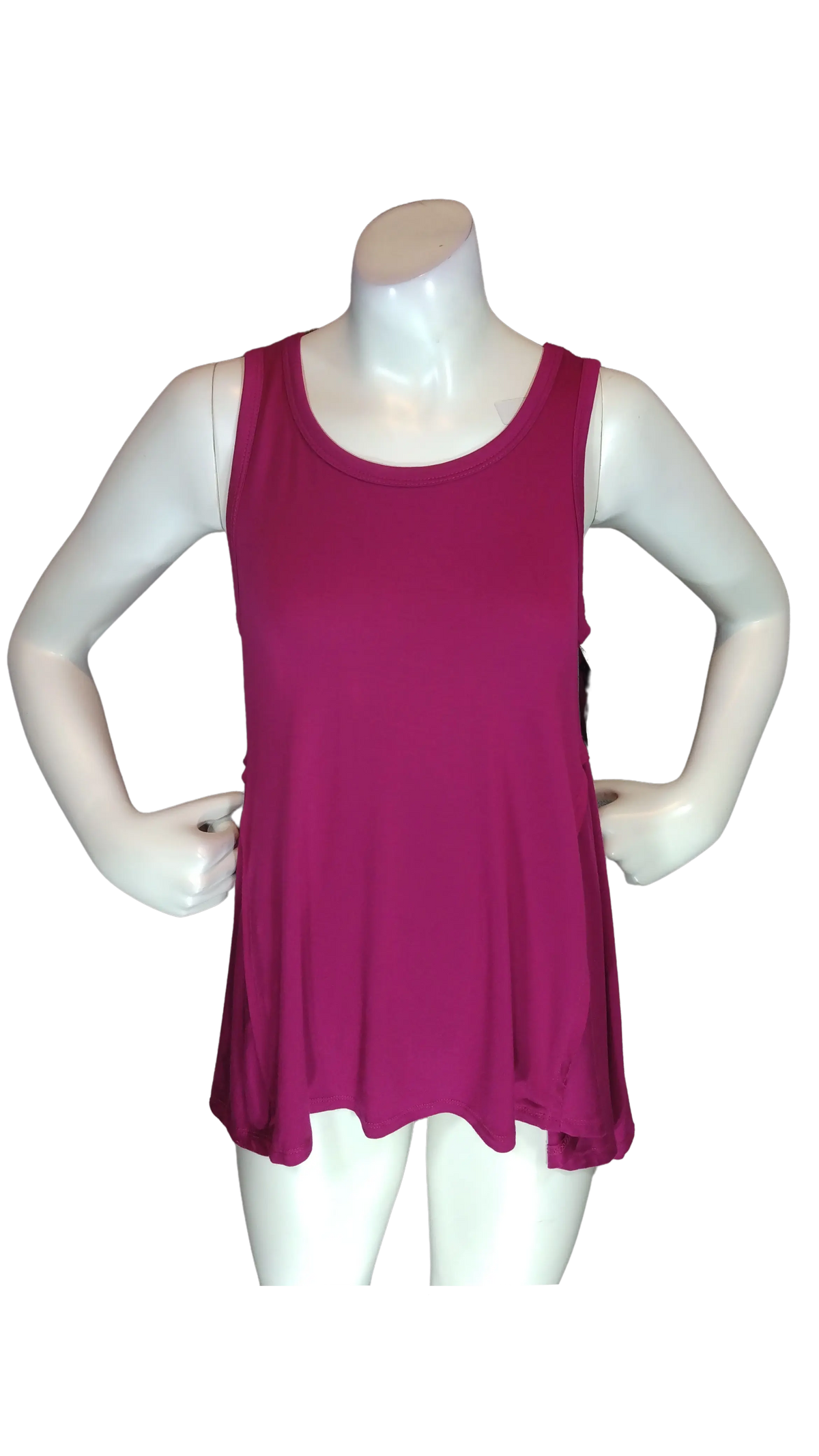 Art Class Girls’ Raspberry Sleeveless Top, Size L (10-12)