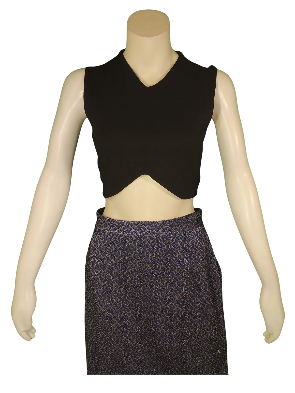 Zara Woman Black Sleeveless Crop Top – Medium, Stretch Viscose Blend