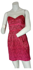 Minuet Women’s Pink Leopard Dress, Size Medium