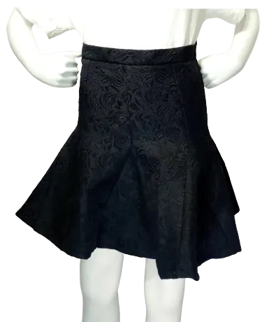 Francesca’s Collection Girls’ Blue Rair Skirt, Youth Medium