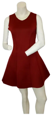 Honey Punch Women’s Maroon Sleeveless Dress, Size Large