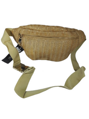 INC Golden Brown Pleather Fanny Pack