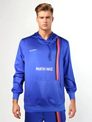 blue hoodie on men​