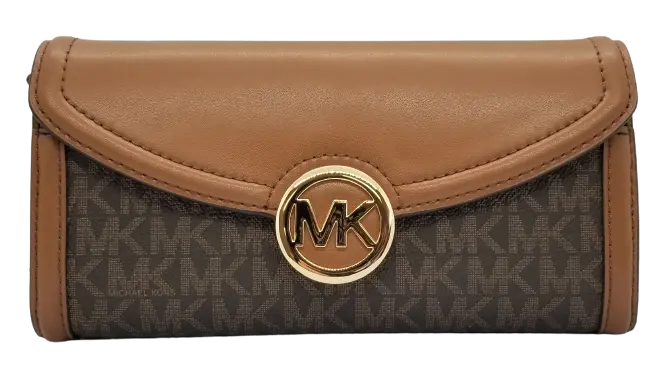 Michael Kors Large Fulton Flap Carryall Wallet