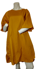 Love In Gold Institutional Dress large women cotton blend