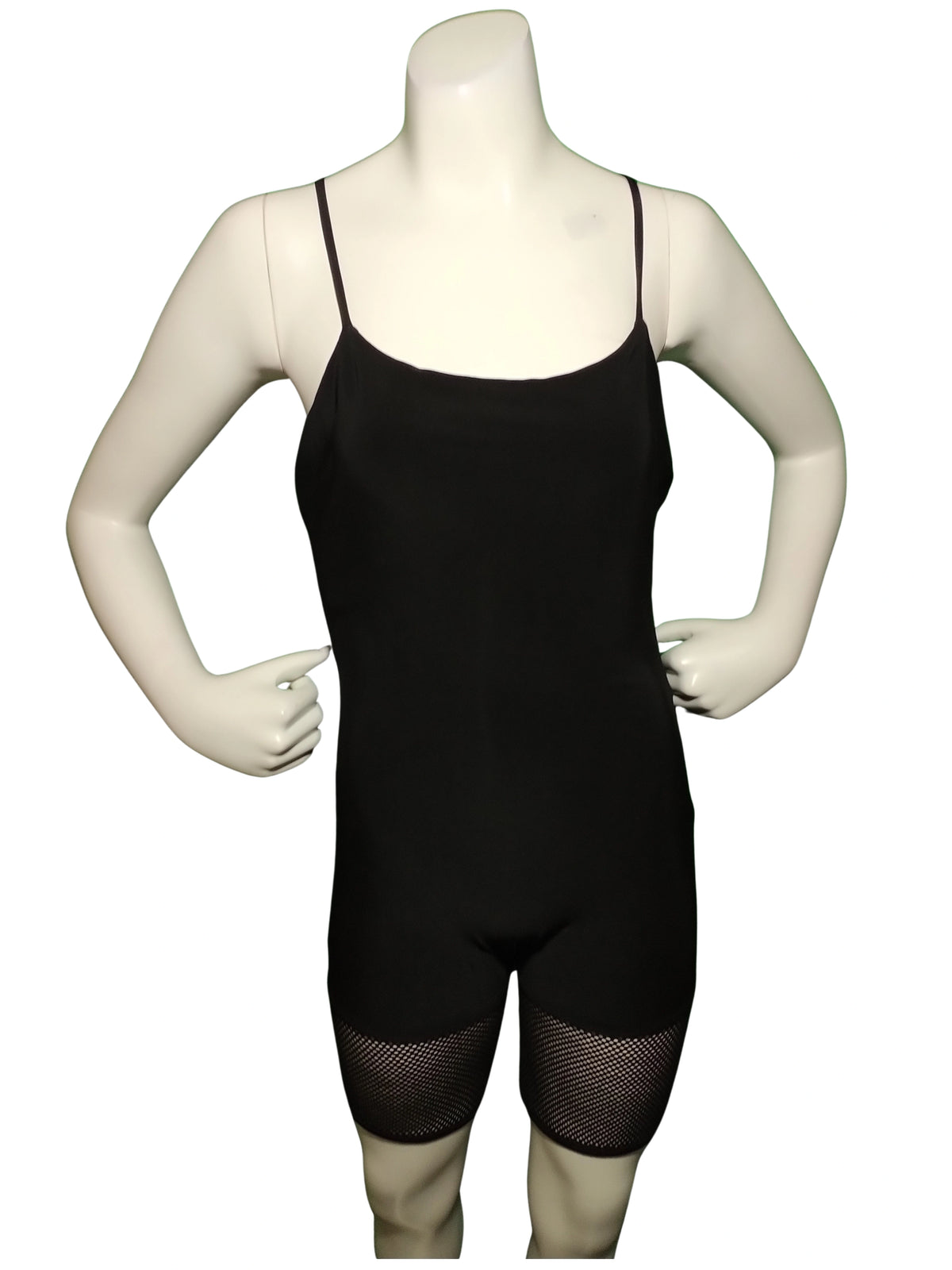 Uptown USA Girls’ Black Bodysuit – Youth Small, Stretch Polyester Spandex Blend