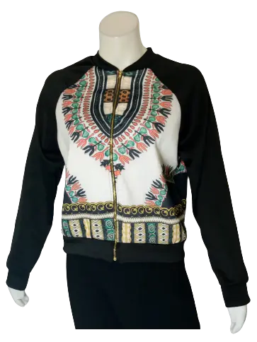 Glitz Women’s Native Multicolor Jacket, Size Large